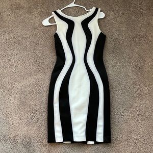 Black and white dress from Bebe size XS
